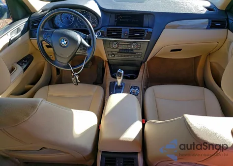 2012 BMW X3 xDrive28I from USA, damaged, VIN 5UXWX5C54CL728853